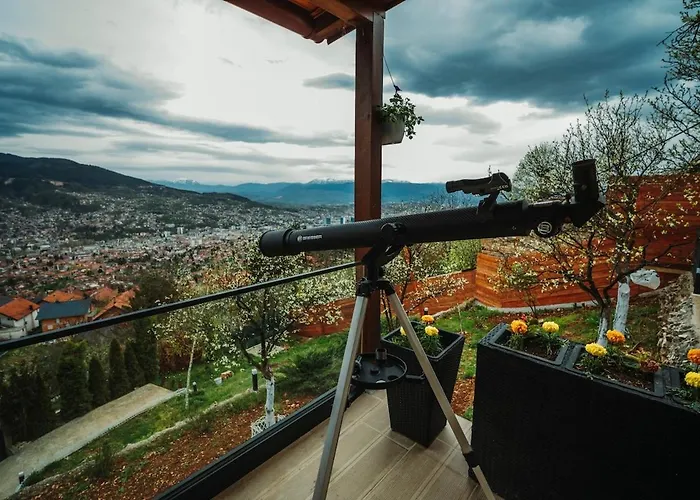 Jacuzzi With Panoramic View Relax Maison Holiday home Sarajevo
